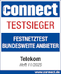 connect Testsieger - Festnetztest - Bundesweiter Anbieter